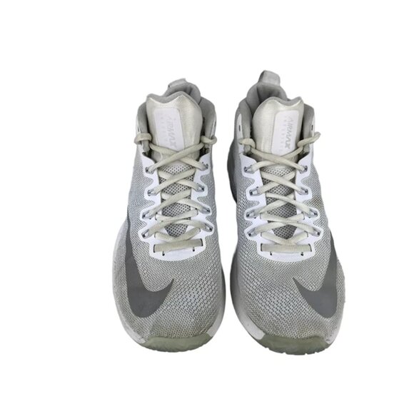 Nike Mens White Air Max Infuriate Mid AA4439-100 Basketball Shoes Size US 7.5 - Picture 4 of 9